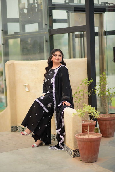 Elegance – Embroidered 3Pcs Suit